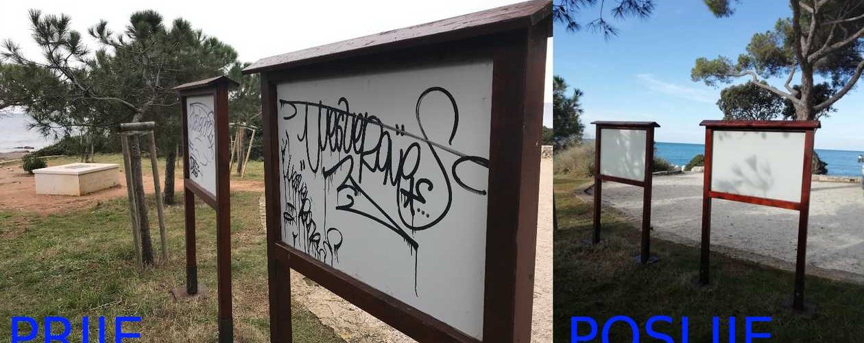 Panelli informativi a punta corrente