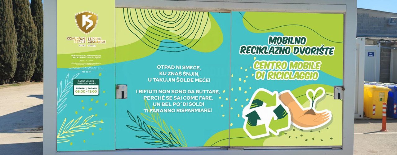 MOBILNO RECIKLAŽNO DVORIŠTE U KANFANARU