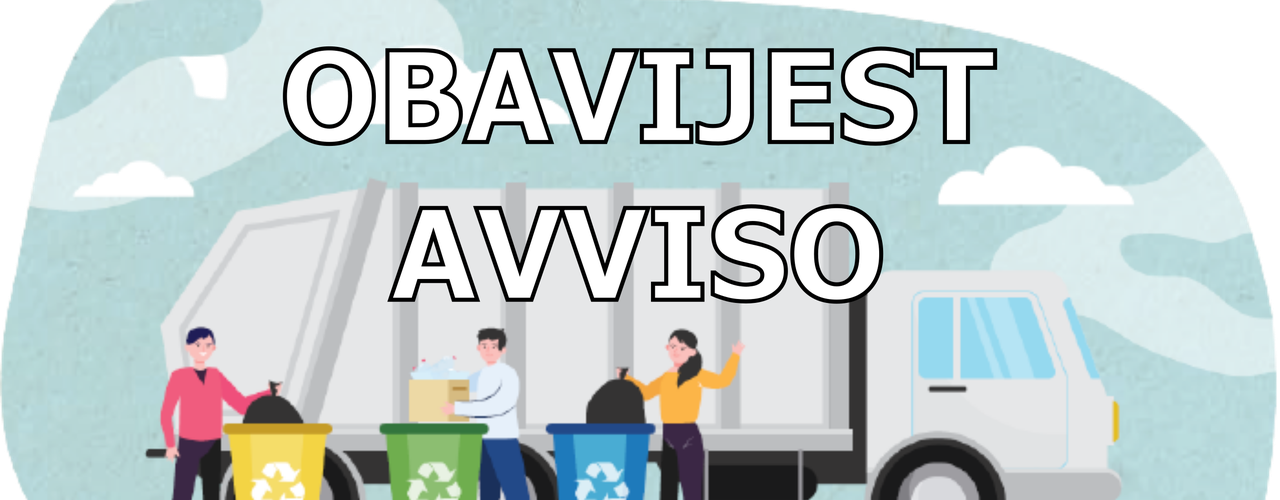 OBAVIJEST KORISNICIMA O PRIMJENI I. IZMJENE I DOPUNE CJENIKA USLUGE SAKUPLJANJA MIJEŠANOG KOMUNALNOG OTPADA
